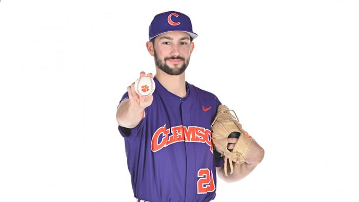 Spencer Strider during his time at Clemson. (Clemson Athletics)